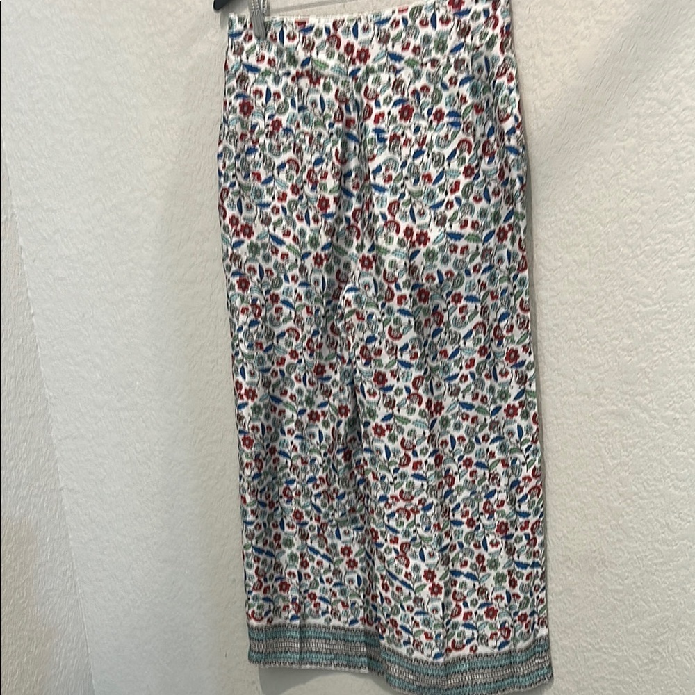 Boden Floral Print pant size 6 - Picture 2 of 6
